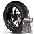 Adesivo Friso de Roda M1 +  Palavra XRT 110 + Interno P MVK - Filete Preto - Imagem 1