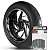 Adesivo Friso de Roda M1 +  Palavra VULCAN VN 750 + Interno G Kawasaki - Filete Branco - Imagem 1