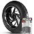 Adesivo Friso de Roda M1 +  Palavra VULCAN VN 750 + Interno G Kawasaki - Filete Prata Refletivo - Imagem 1