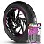 Adesivo Friso de Roda M1 +  Palavra Traxx JL 50 Q8 + Interno G TRAXX - Filete Rosa - Imagem 1