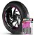 Adesivo Friso de Roda M1 +  Palavra TE 510 + Interno G Husqvarna - Filete Rosa - Imagem 1