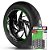 Adesivo Friso de Roda M1 +  Palavra NINJA ZZ-R + Interno G Kawasaki - Filete Verde Refletivo - Imagem 1