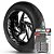 Adesivo Friso de Roda M1 +  Palavra GS 500E + Interno G Suzuki - Filete Preto - Imagem 1
