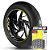 Adesivo Friso de Roda M1 +  Palavra MONSTER 1100 S + Interno G Ducati - Filete Amarelo - Imagem 1