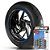 Adesivo Friso de Roda M1 +  Palavra XY 150 + Interno P Shineray - Filete Azul Refletivo - Imagem 1