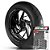 Adesivo Friso de Roda M1 +  Palavra XY 150-5 FIRE + Interno P Shineray - Filete Preto - Imagem 1