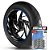 Adesivo Friso de Roda M1 +  Palavra EXC 520 + Interno G KTM - Filete Azul Refletivo - Imagem 1