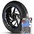 Adesivo Friso de Roda M1 +  Palavra GSX R 750 SRAD + Interno G Suzuki - Filete Azul Refletivo - Imagem 1
