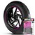 Adesivo Friso de Roda M1 +  Palavra XY 200 ROAD WIND NAKED + Interno P Shineray - Filete Rosa - Imagem 1
