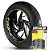 Adesivo Friso de Roda M1 +  Palavra CRF 450 X + Interno G Honda - Filete Amarelo - Imagem 1