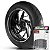 Adesivo Friso de Roda M1 +  Palavra YFM 350 GRIZZLY 350 + Interno P Yamaha - Filete Branco - Imagem 1