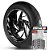 Adesivo Friso de Roda M1 +  Palavra 1190 RC8 + Interno G KTM - Filete Prata Refletivo - Imagem 1