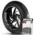 Adesivo Friso de Roda M1 +  Palavra LIGHTNING CITY CROSS XB9SX + Interno G Buell - Filete Branco - Imagem 1