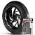 Adesivo Friso de Roda M1 +  Palavra FAT BOY SPECIAL 110TH EDITION + Interno G Harley Davidson - Filete Preto - Imagem 1