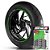 Adesivo Friso de Roda M1 +  Palavra YZF R6 + Interno P Yamaha - Filete Verde Refletivo - Imagem 1