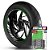 Adesivo Friso de Roda M1 +  Palavra K 1200 GT + Interno G BMW - Filete Verde Refletivo - Imagem 1