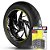 Adesivo Friso de Roda M1 +  Palavra ROAD GLIDE SPECIAL FLTRXS + Interno G Harley Davidson - Filete Amarelo - Imagem 1