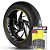 Adesivo Friso de Roda M1 +  Palavra DL 1000 XT V-STROM + Interno G Suzuki - Filete Amarelo - Imagem 1