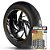 Adesivo Friso de Roda M1 +  Palavra YZ 250 + Interno G Yamaha - Filete Dourado Refletivo - Imagem 1