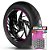 Adesivo Friso de Roda M1 +  Palavra BRX 140 + Interno G MVK - Filete Rosa - Imagem 1