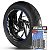 Adesivo Friso de Roda M1 +  Palavra CG 160 + Interno G Honda - Filete Azul Refletivo - Imagem 1