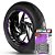 Adesivo Friso de Roda M1 +  Palavra DB5R + Interno G Bimota - Filete Roxo - Imagem 1