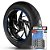 Adesivo Friso de Roda M1 +  Palavra FY150T + Interno G FYM - Filete Azul Refletivo - Imagem 1