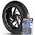 Adesivo Friso de Roda M1 +  Palavra BURGMAN i125 + Interno G Suzuki - Filete Azul Refletivo - Imagem 1