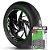 Adesivo Friso de Roda M1 +  Palavra DUCATI 1098 + Interno G Ducati - Filete Verde Refletivo - Imagem 1