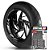 Adesivo Friso de Roda M1 +  Palavra YZF R-6 600 + Interno G Yamaha - Filete Preto - Imagem 1