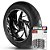Adesivo Friso de Roda M1 +  Palavra RT 50 + Interno G Adly - Filete Branco - Imagem 1