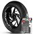 Adesivo Friso de Roda M1 +  Palavra GSX 1100 F + Interno G Suzuki - Filete Preto - Imagem 1