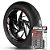 Adesivo Friso de Roda M1 +  Palavra XY 125 JET + Interno G Shineray - Filete Vinho - Imagem 1