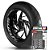 Adesivo Friso de Roda M1 +  Palavra GSX 1250 F + Interno G Suzuki - Filete Preto - Imagem 1