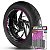 Adesivo Friso de Roda M1 +  Palavra CVO ROAD GLIDE + Interno G Harley Davidson - Filete Rosa - Imagem 1