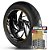 Adesivo Friso de Roda M1 +  Palavra YFM 660R + Interno G Yamaha - Filete Dourado Refletivo - Imagem 1