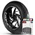 Adesivo Friso de Roda M1 +  Palavra TRX 420 FOURTRAX FM QUADRICICLO + Interno G Honda - Filete Branco - Imagem 1