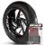 Adesivo Friso de Roda M1 +  Palavra TRX 420 FOURTRAX FM QUADRICICLO + Interno G Honda - Filete Vinho - Imagem 1