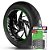Adesivo Friso de Roda M1 +  Palavra LT 50 QUADRICICLO + Interno G Suzuki - Filete Verde Refletivo - Imagem 1