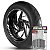 Adesivo Friso de Roda M1 +  Palavra Bmw R1100 GS + Interno G BMW - Filete Prata Refletivo - Imagem 1