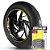 Adesivo Friso de Roda M1 +  Palavra SPEEDFIGHT 50 + Interno G Peugeot - Filete Amarelo - Imagem 1