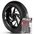 Adesivo Friso de Roda M1 +  Palavra STEALTH BLACK + Interno G Royal Enfield - Filete Vinho - Imagem 1