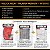 Adesivo Friso de Roda M1 +  Palavra NXR 150 BROS ESD + Interno G Honda - Filete Branco - Imagem 2