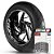 Adesivo Friso de Roda M1 +  Palavra NXR 150 BROS ESD + Interno G Honda - Filete Branco - Imagem 1