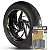 Adesivo Friso de Roda M1 +  Palavra STREET BOB + Interno G Harley Davidson - Filete Dourado Refletivo - Imagem 1