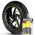 Adesivo Friso de Roda M1 +  Palavra NC 750X + Interno G Honda - Filete Amarelo - Imagem 1