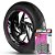 Adesivo Friso de Roda M1 +  Palavra 900 SPORT + Interno G Triumph - Filete Rosa - Imagem 1