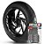 Adesivo Friso de Roda M1 +  Palavra NC 750X + Interno G Honda - Filete Preto - Imagem 1