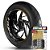 Adesivo Friso de Roda M1 +  Palavra CG + Interno G Honda - Filete Dourado Refletivo - Imagem 1