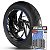 Adesivo Friso de Roda M1 +  Palavra TX BOY 50 + Interno G Gas Gas - Filete Azul Refletivo - Imagem 1